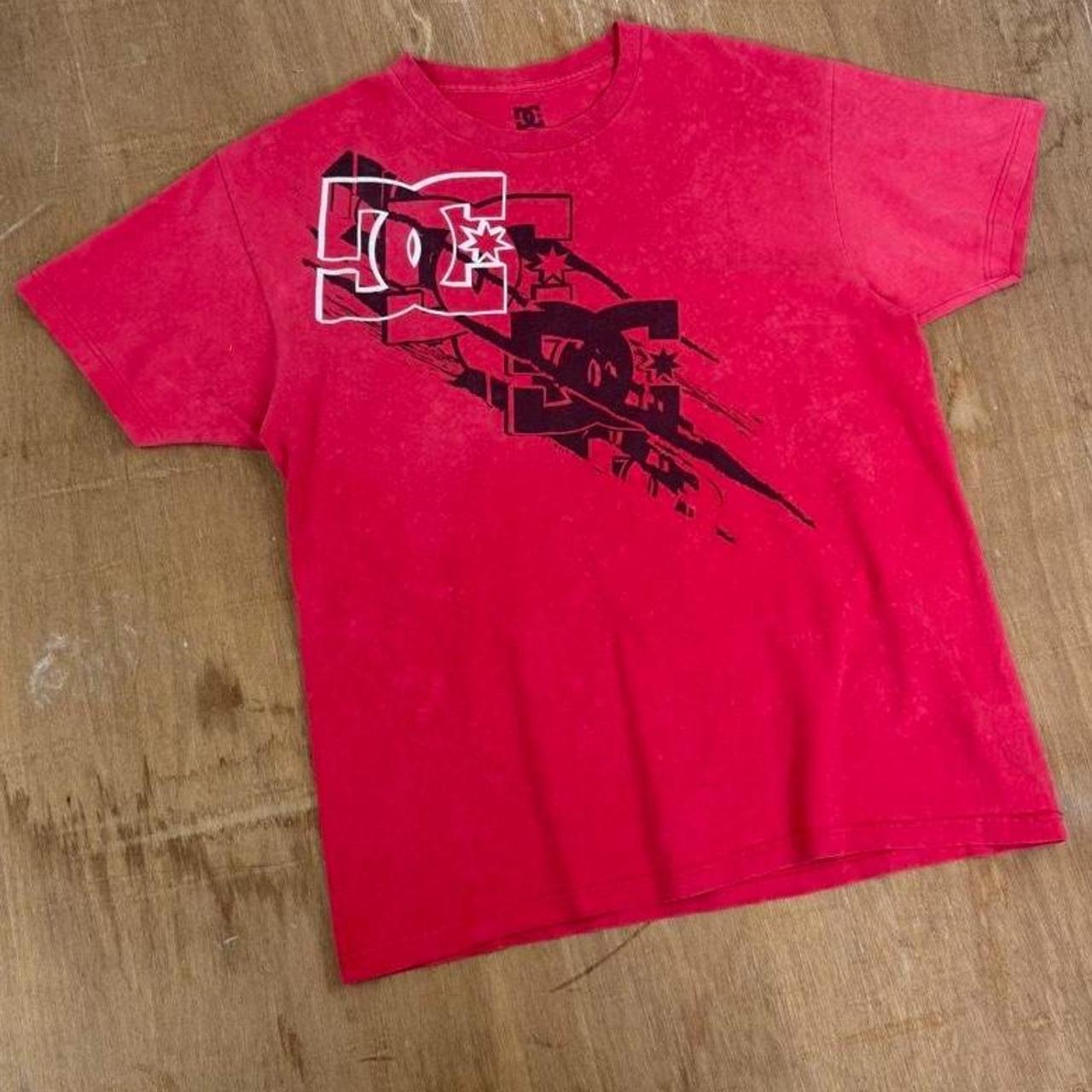 Dc Shoes Vintage Y2K red skater T-Shirt