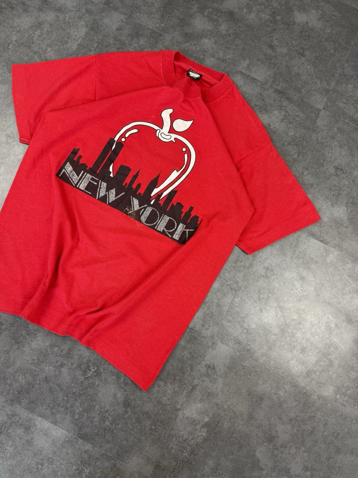 Single Stitch BEST Fruit of the Loom New York Vintage 90s Made in USA T-Shirt