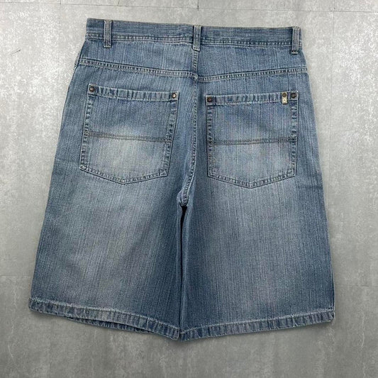 Southpole 2000s spellout carpenter style jorts