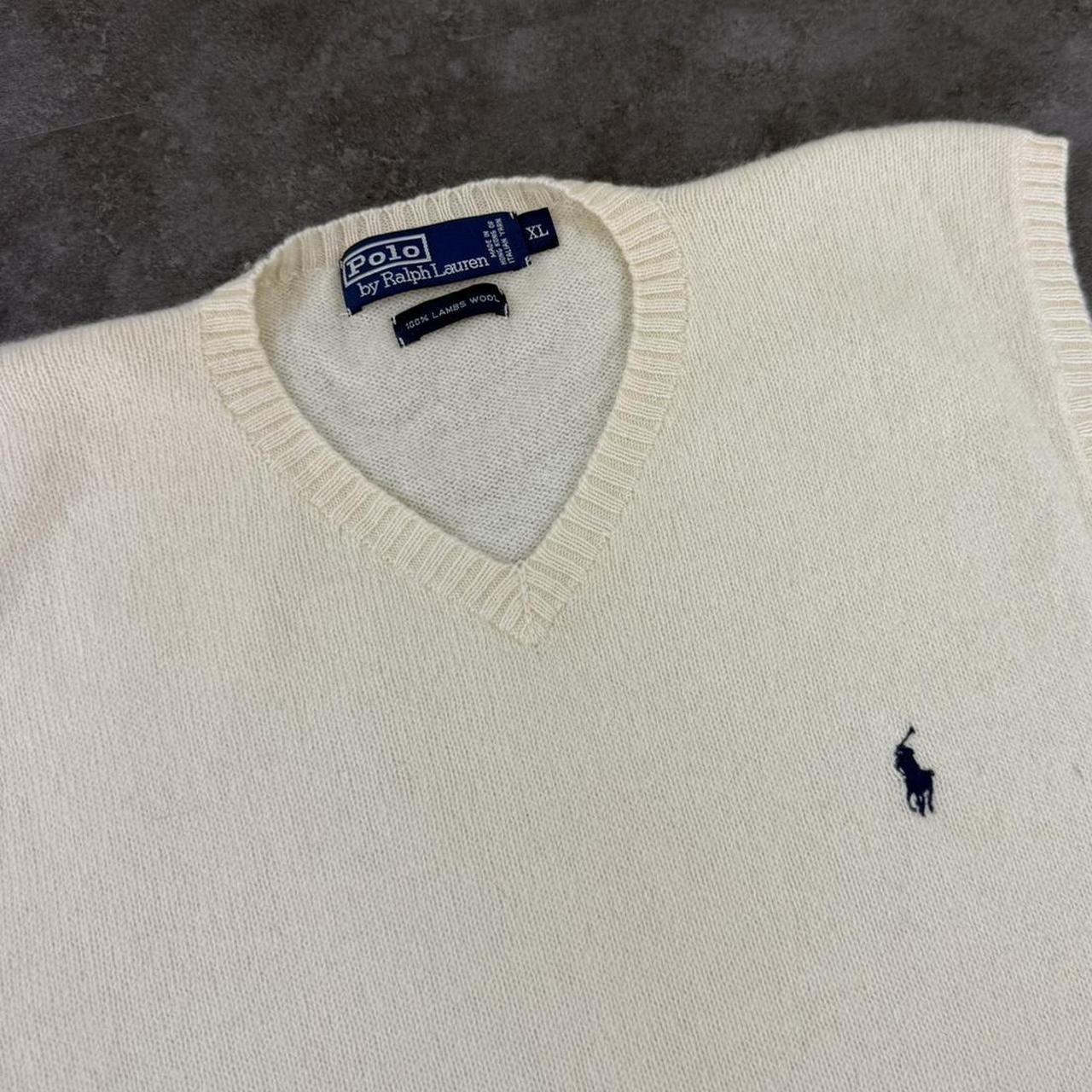 Polo Ralph Lauren 90s lambs wool V-neck knit vest