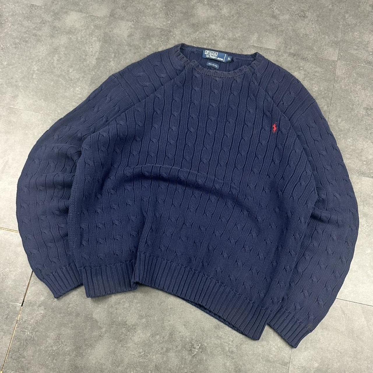 Polo Ralph Lauren 90s heavyweight chunky cable knit pullover knit Jumper