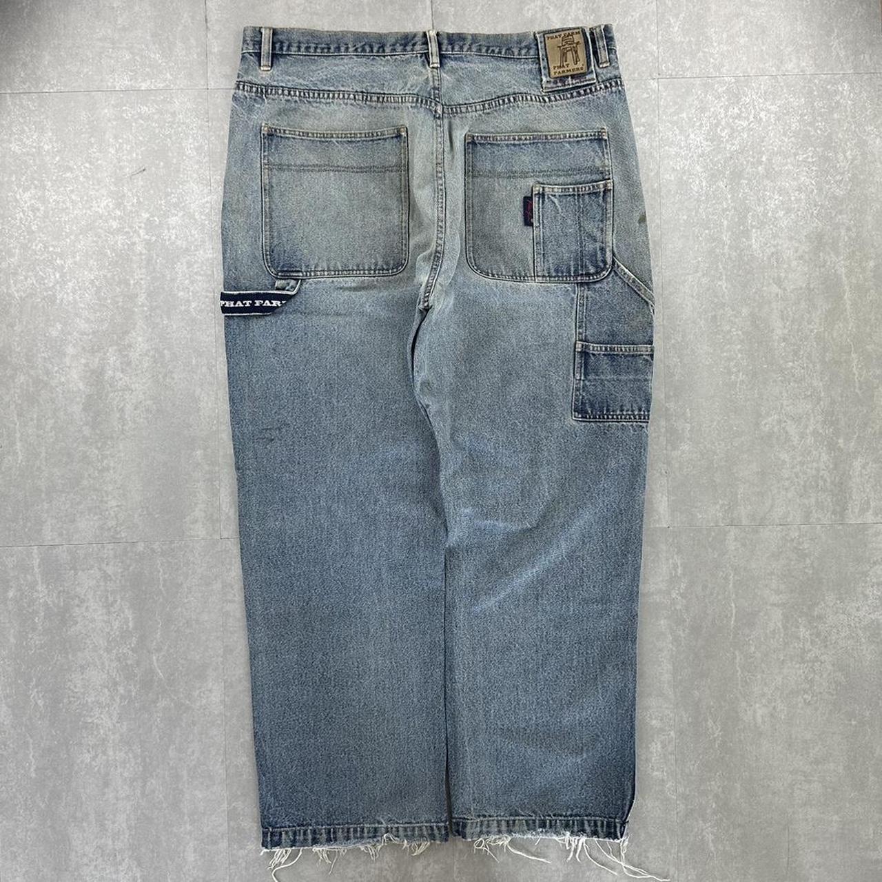 Phat Farm grunge jeans 2000s spellout carpenter jeans