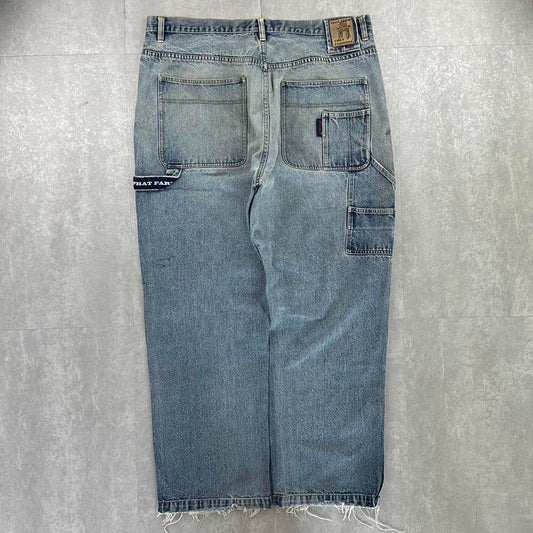 Phat Farm grunge jeans 2000s spellout carpenter jeans