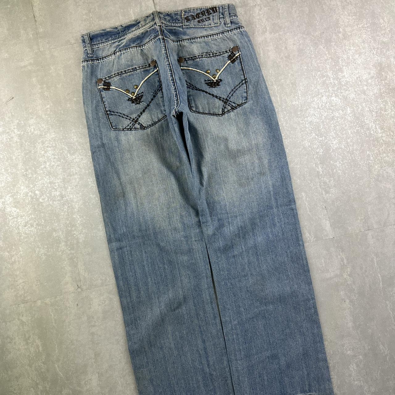 Sacred cult 2000s baggy spellout skate jeans