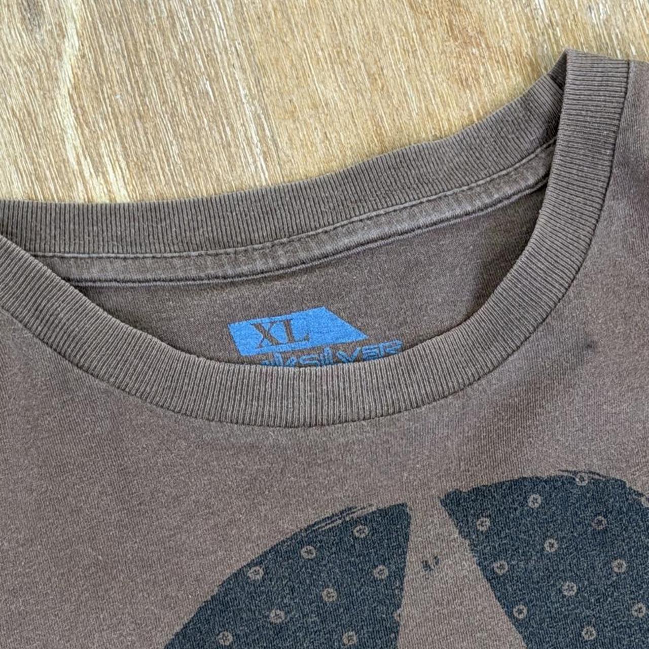 Quiksilver Surfwear brown Y2K long sleeve shirt