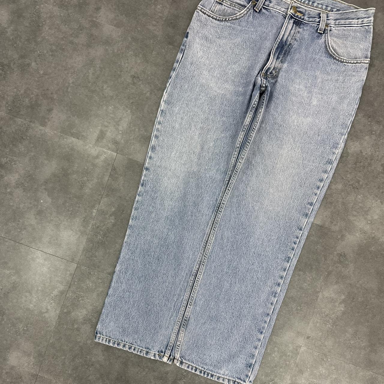 Lee Riveted 2000s straight fit relaxed fit baggu jeans