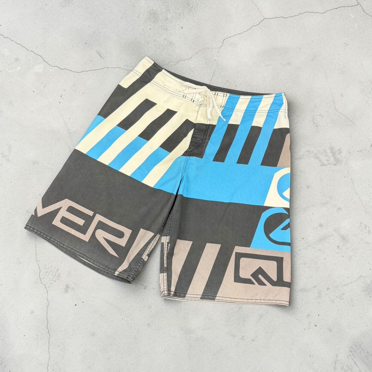 Quiksilver vintage Y2K Surfwear beach swim board shorts