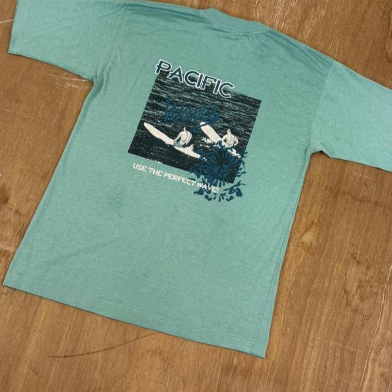 Pacific Wave Surfwear mint green Y2K T-Shirt