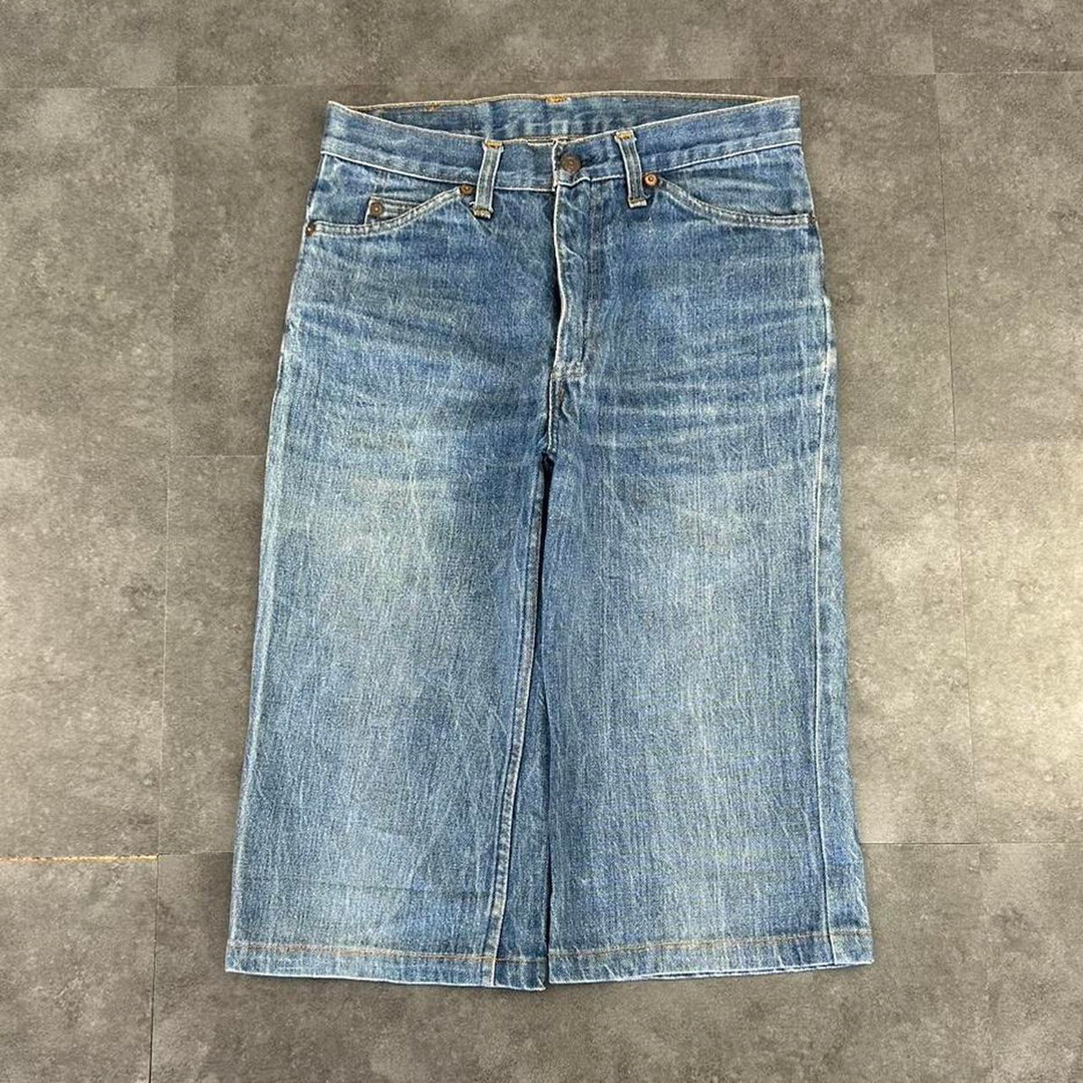 Levi 2000s 522 Orange Tag carpenter baggy skate denim short Jorts