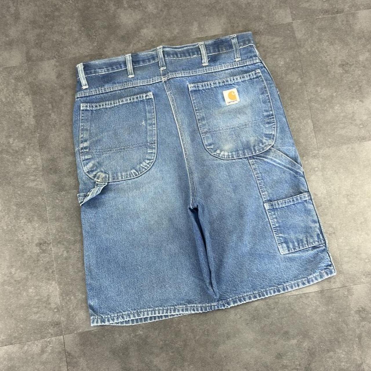 Carhartt 2000s dungaree workwear comfort fit cargo shorts