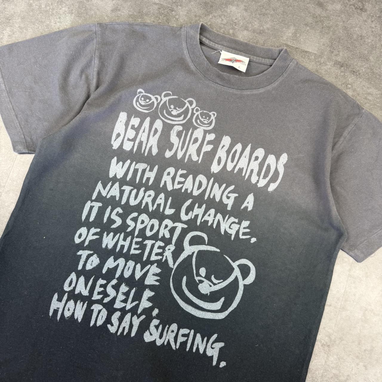 Bear surfboards 2000s Print graphic T shirt