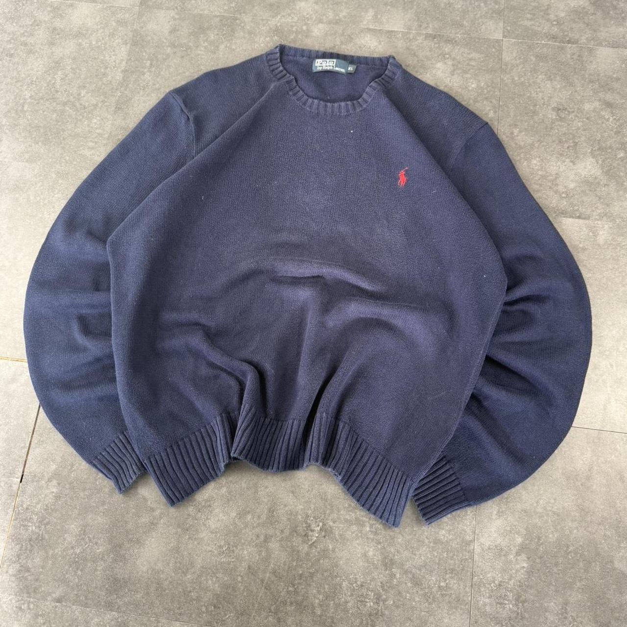 Polo Ralph Lauren 90s chunky knit heavyweight round neck jumper