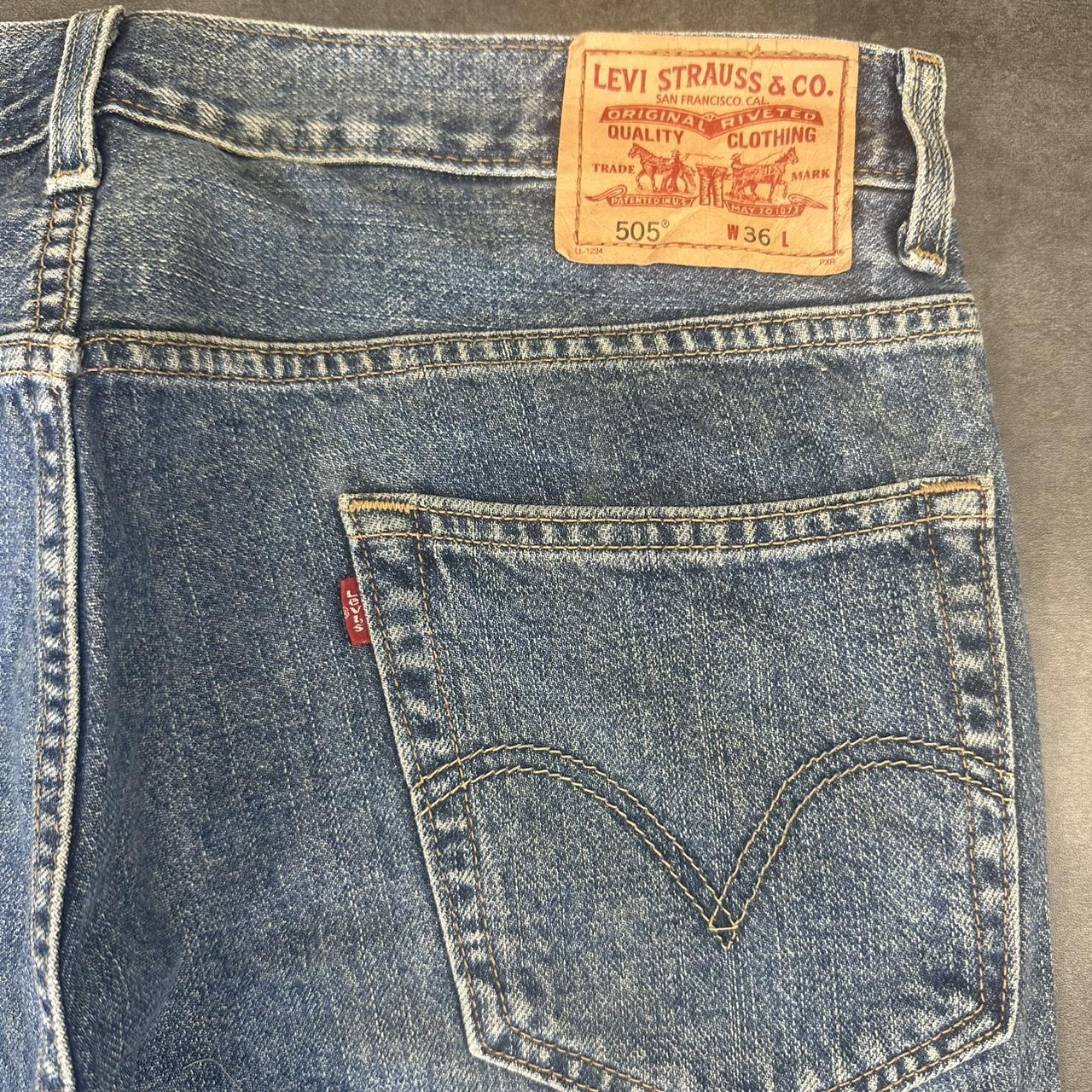Rare Levi’s 90s red tab 505 baggy skate denim short Jorts