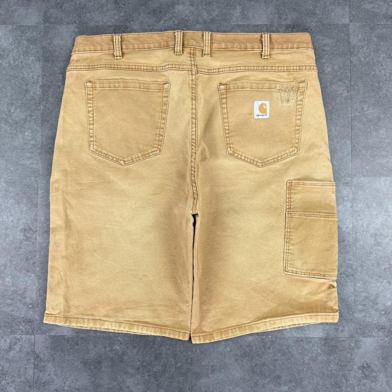 Carhartt 2000s dungaree workwear comfort fit cargo shorts