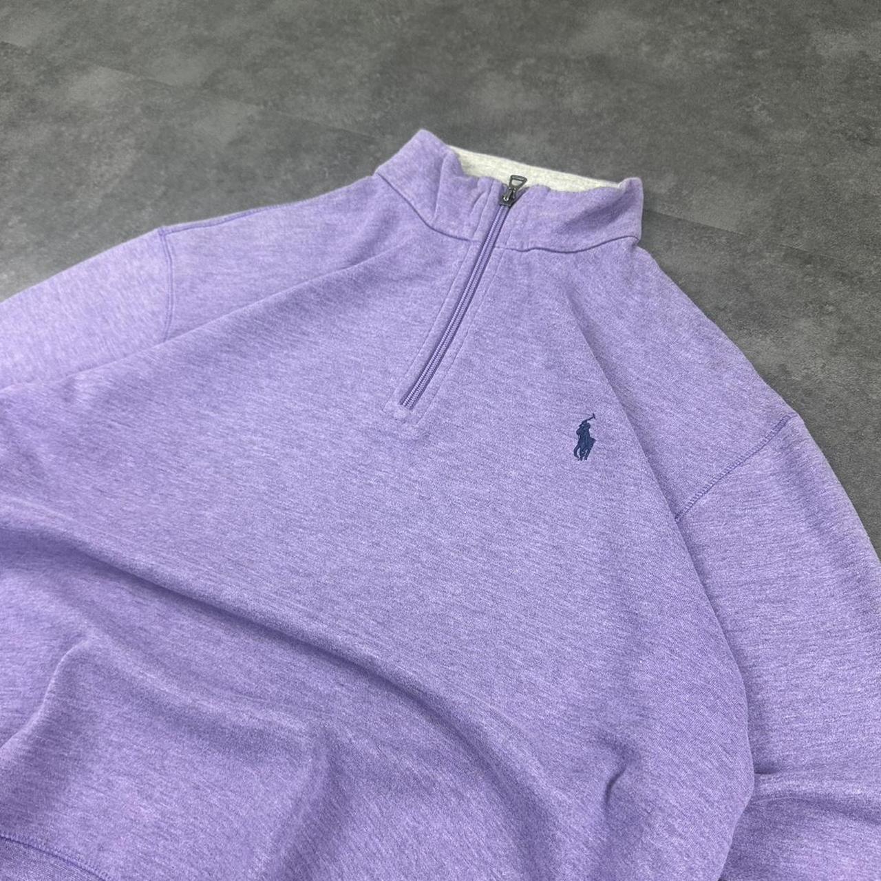 Polo Ralph Lauren Performance 90s chunky knit pullover knit 1/4 zip Sweatshirt