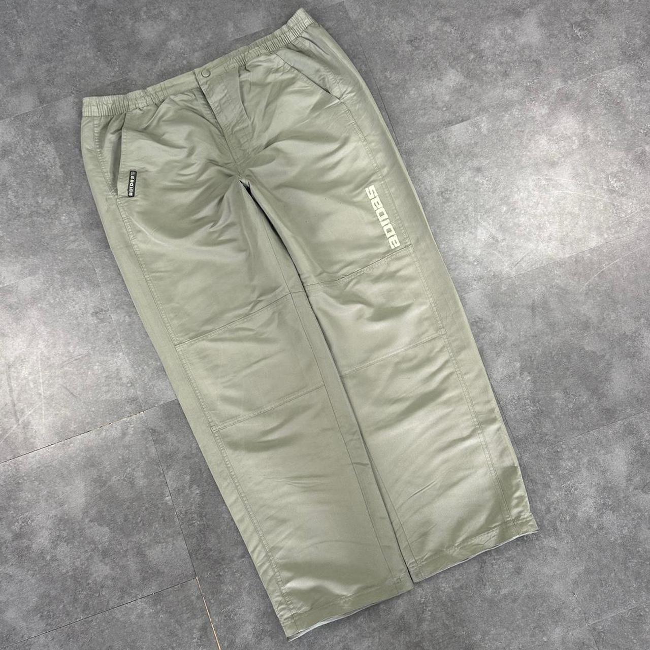 Adidas 2000s baggy vintage sportswear adjustable track pants