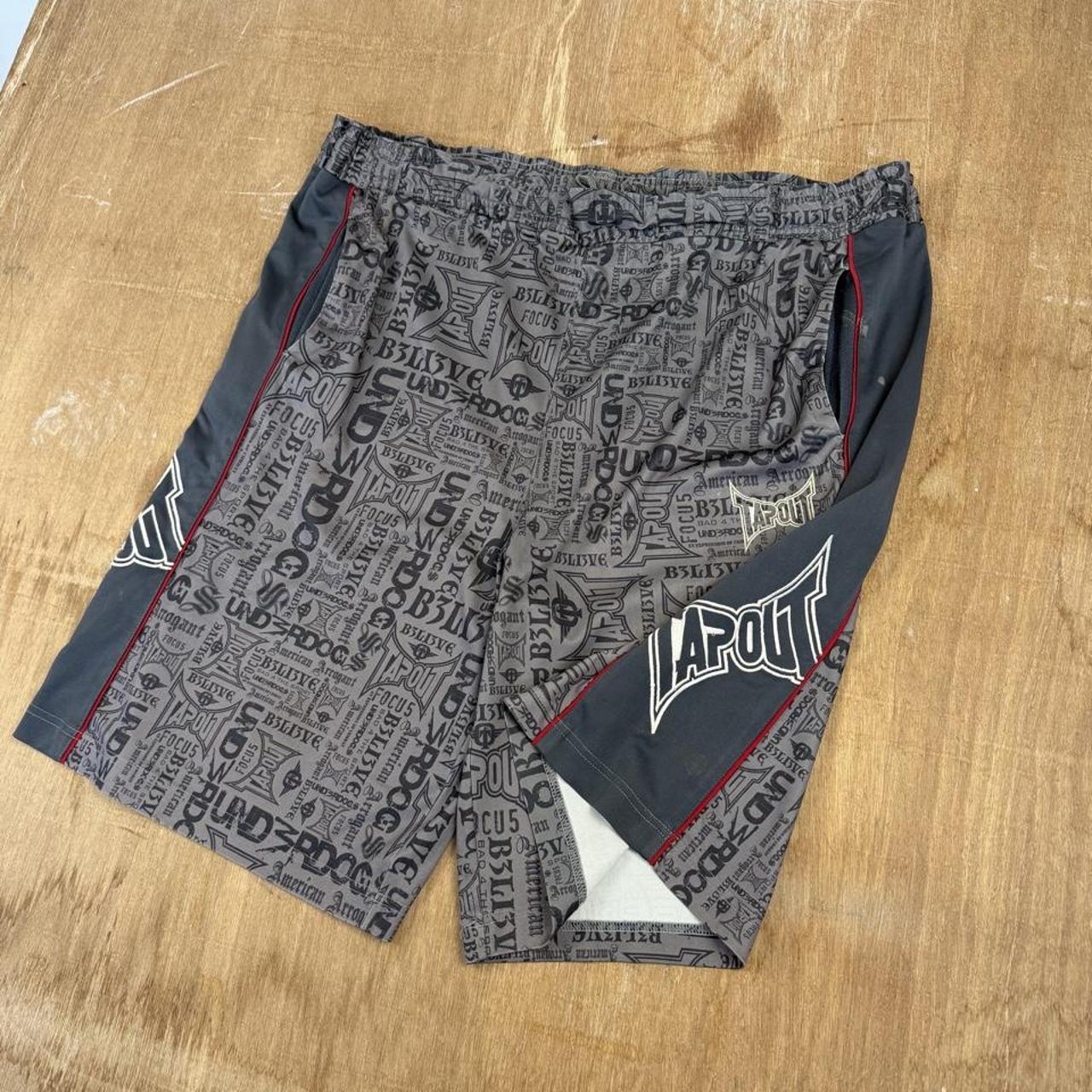 Tapout vintage Y2K mma fighting baggy gym shorts