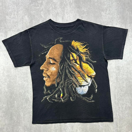 2000s Bob Marley/Lion shirt