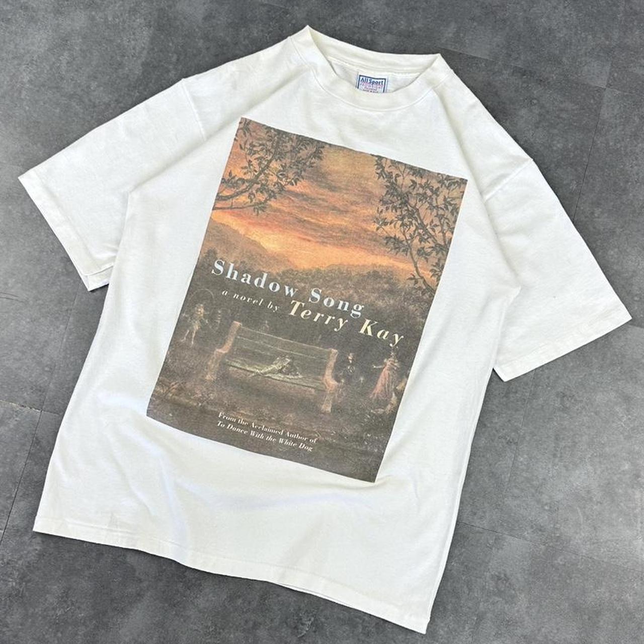 All Sport 2000s Shadow Song Book Print graphic T shirt