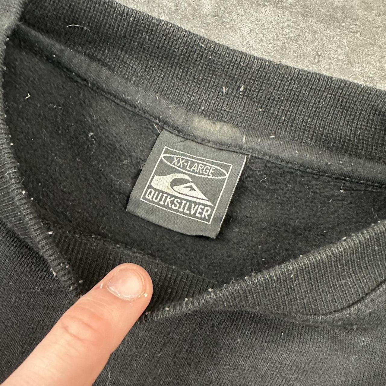 Quiksilver Vintage 2000s Surfwear company grunge y2k spellout sweatshirt