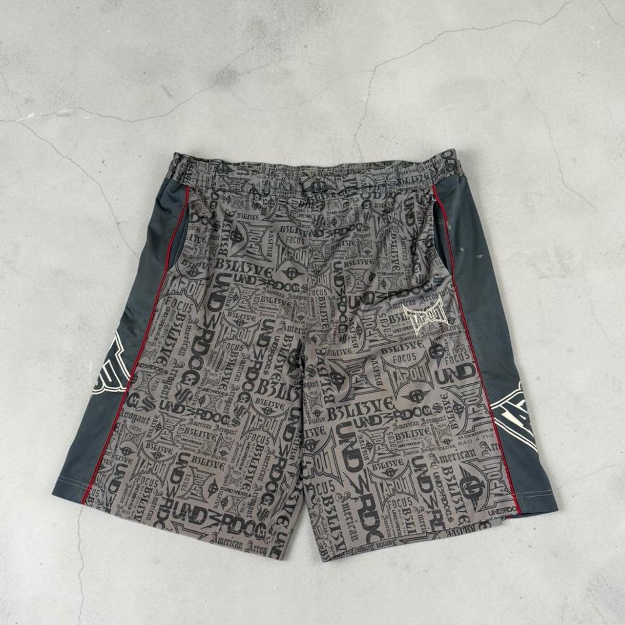 Tapout vintage Y2K mma fighting baggy gym shorts