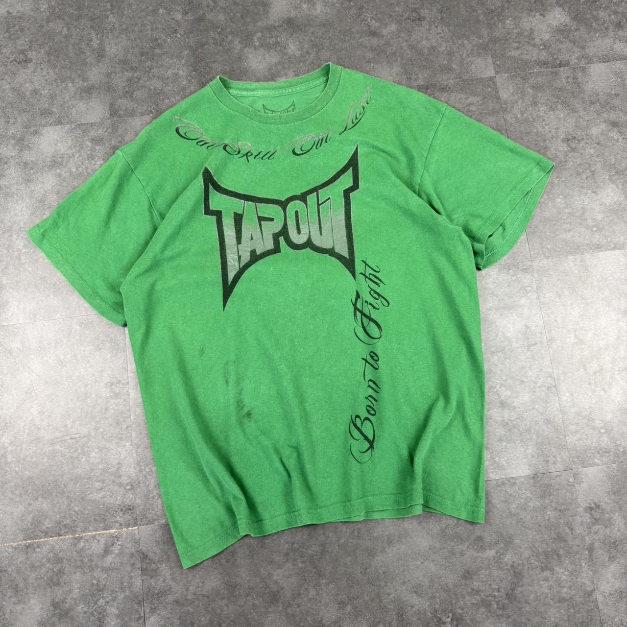 Tapout 2000s skate mma elite affliction Spellout graphic T shirt