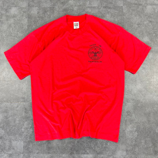 Fruit the loom BEST Boy Scout of America print 90s Single Stitch Graphic print T-Shirt