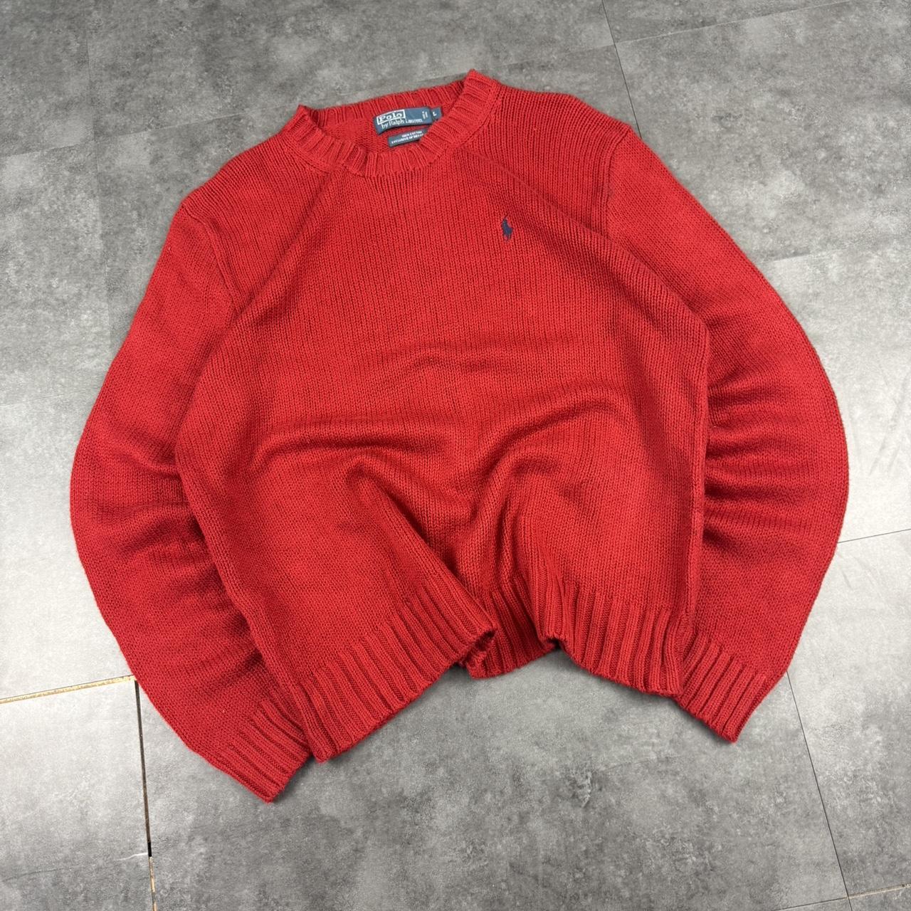 Polo Ralph Lauren 90s chunky knit heavyweight fisherman’s jumper