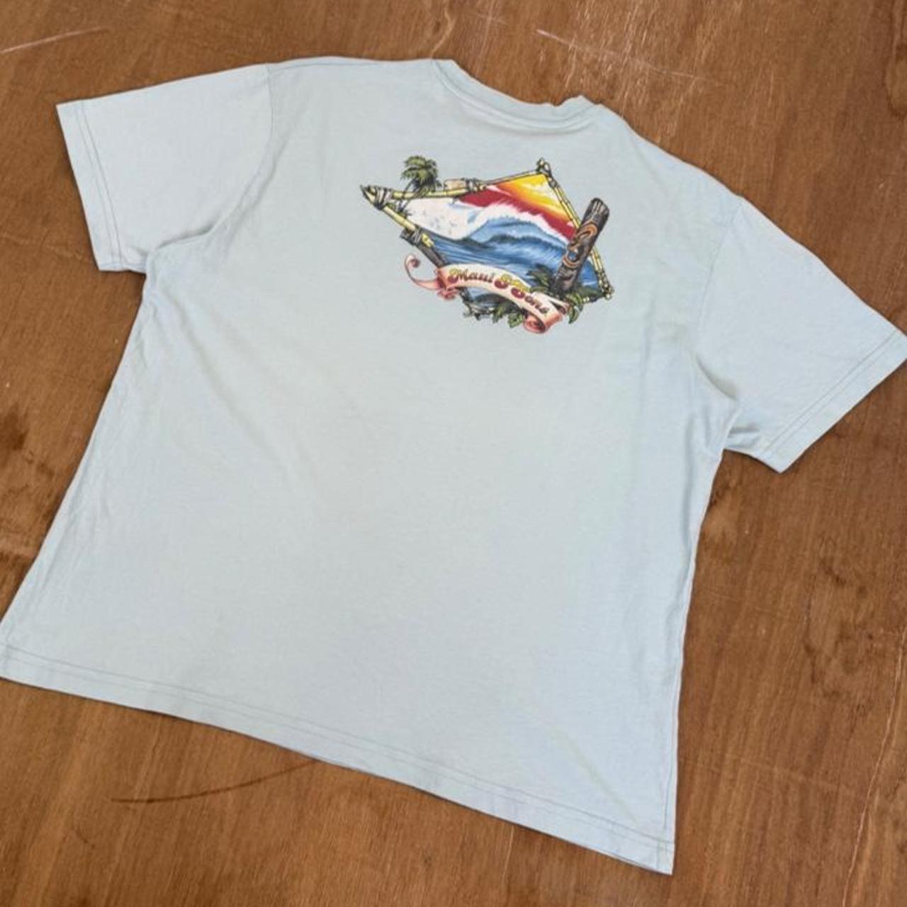 Maui & Sons Surfwear light blue Y2K T-Shirt