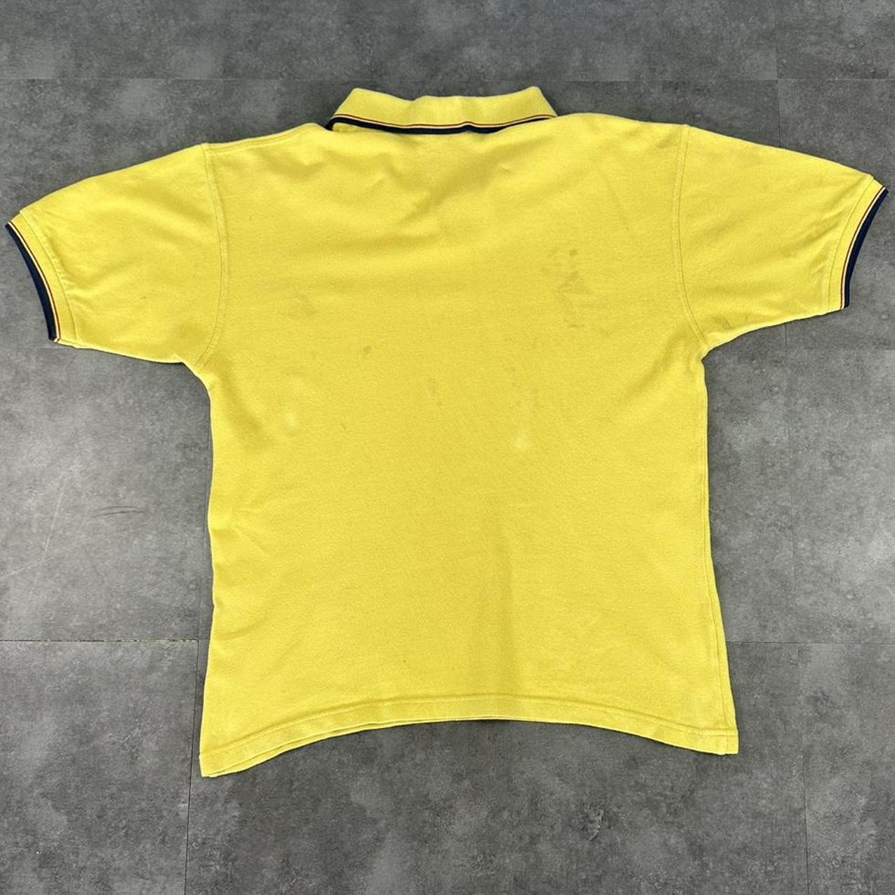 Fred Perry 2000s embroidered logo collared T shirt