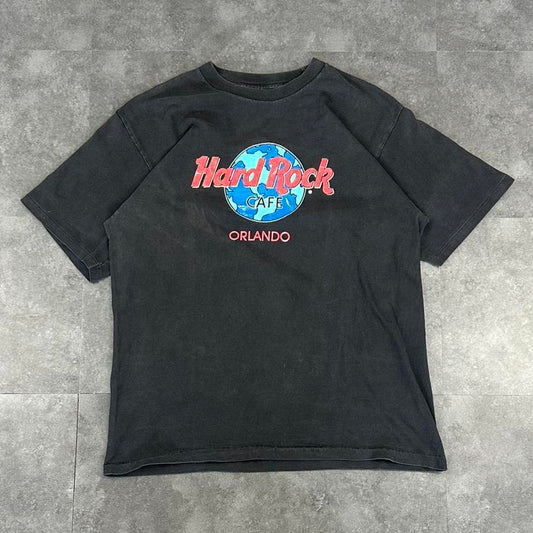 Hard Rock Cafe Orlando T 2000s Y2K logo print design