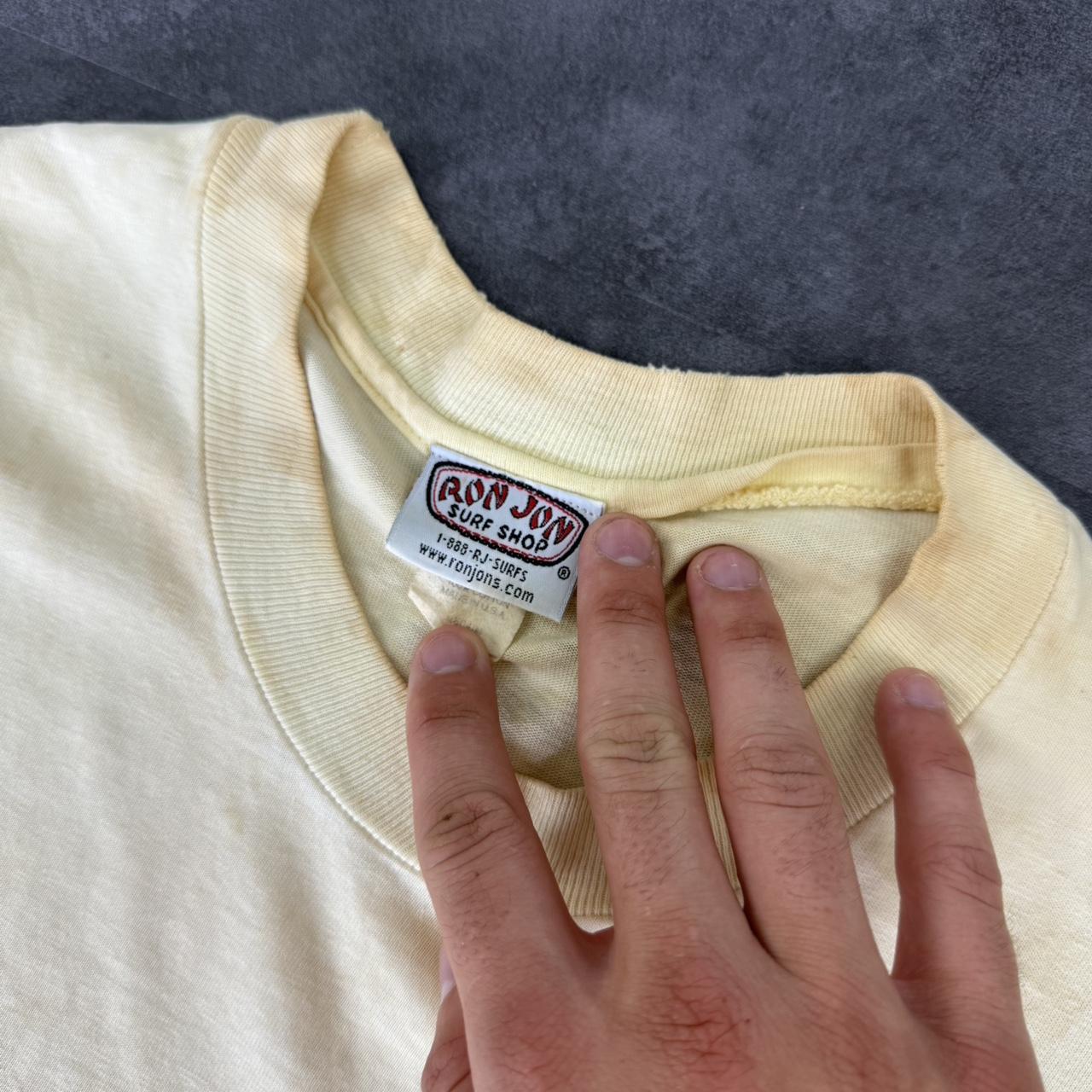 Ron John 2000s distressed print graphic logo streetwear T shirt