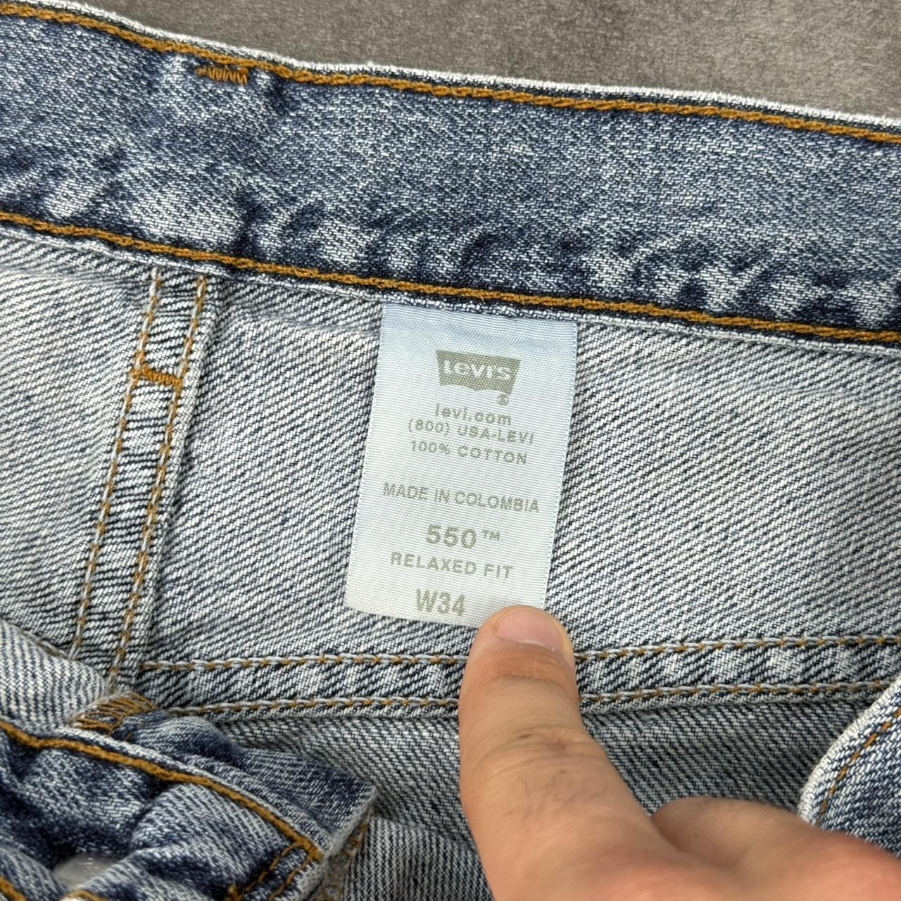 Levi 2000s 550 baggy skate denim short Jorts