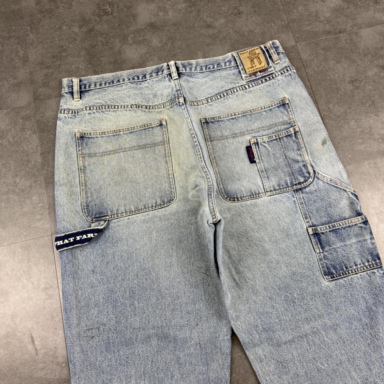 Phat Farm Y2K 2000s HipHop USA embroidery baggy jeans