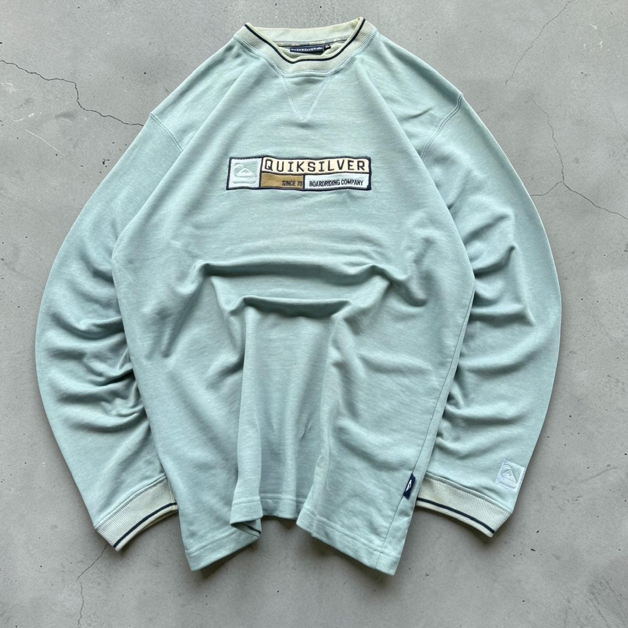 Quiksilver Vintage Y2K Surfwear 2000s spellout sweatshirt