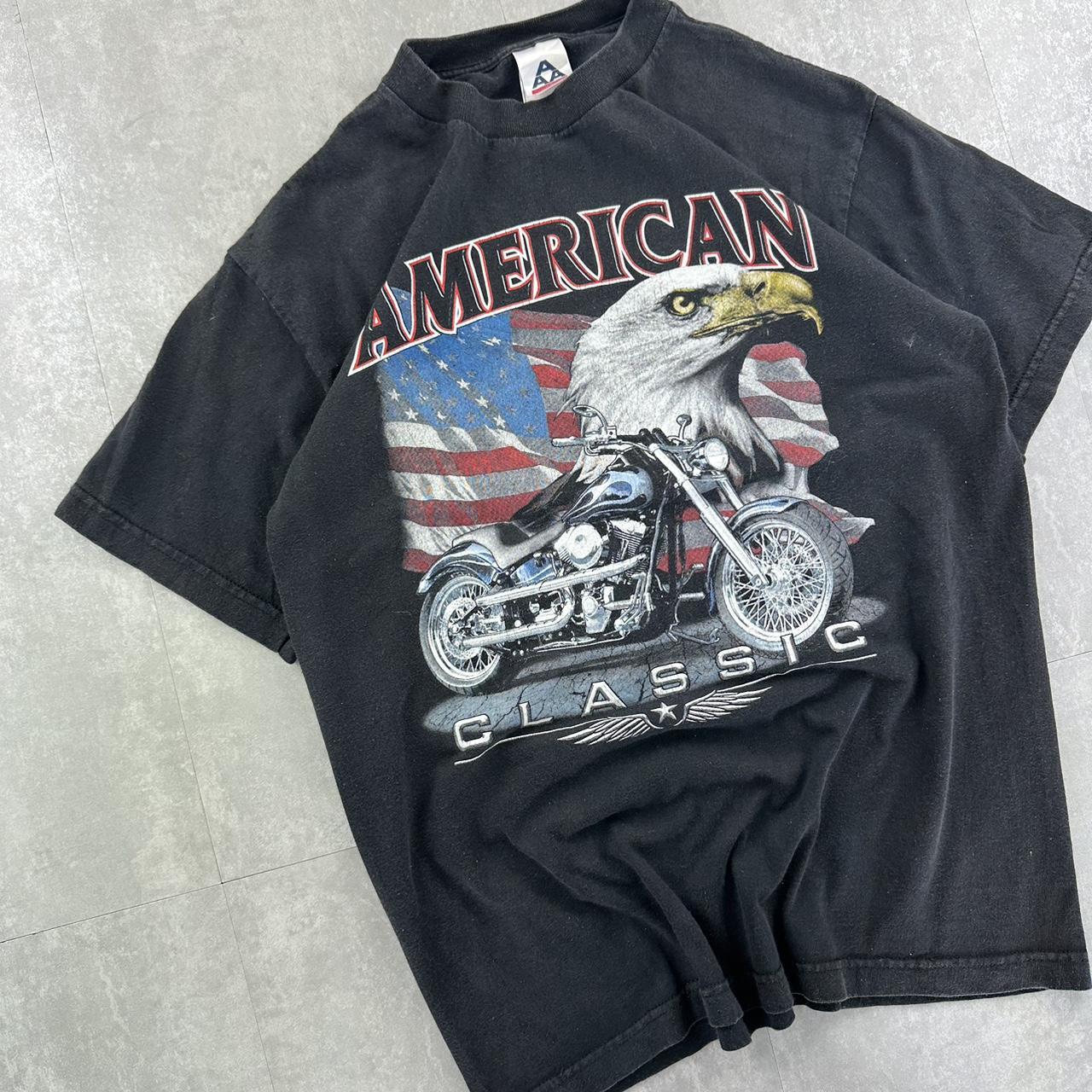 American classic USA 2000s spell out t shirt