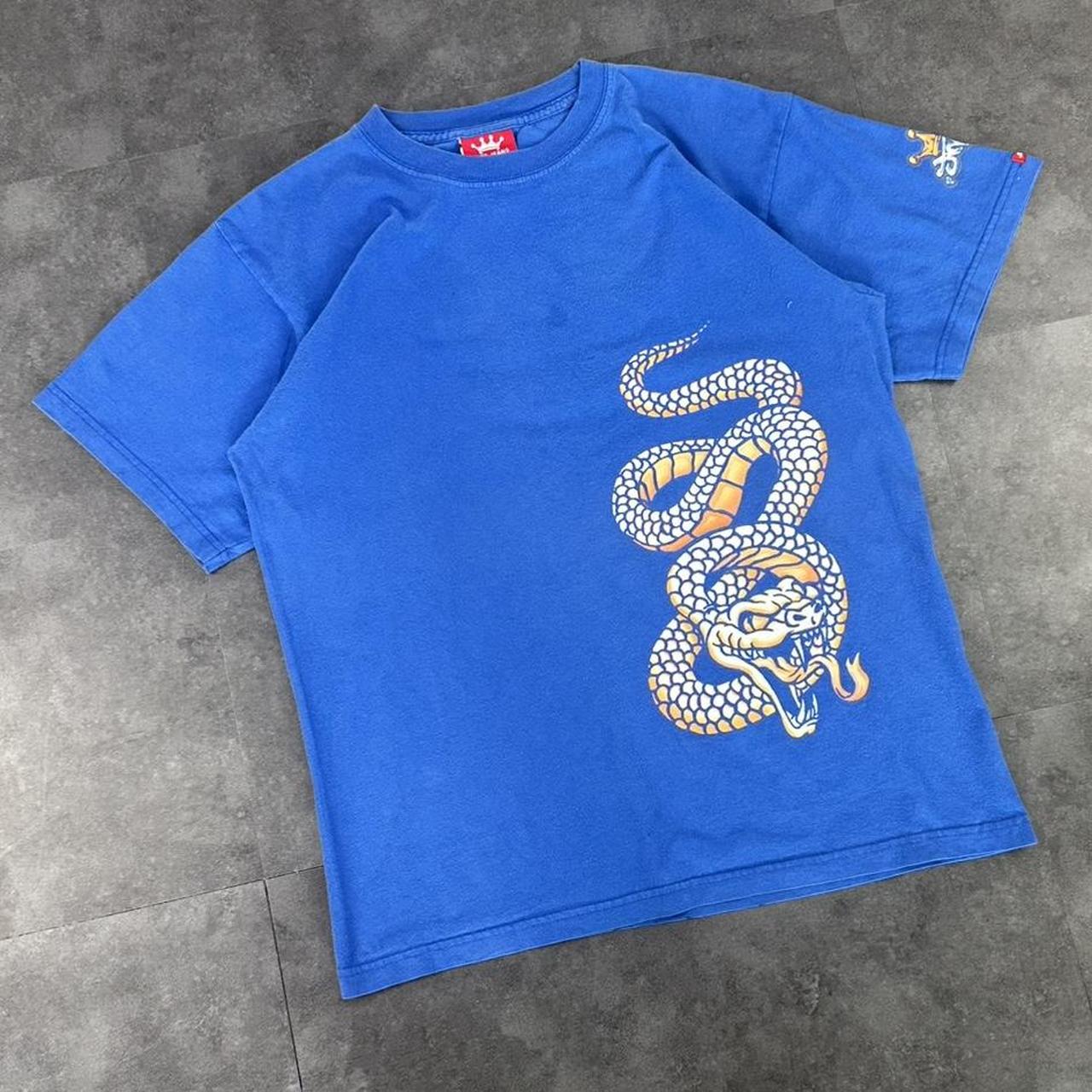 JNCO T 2000s Rare Vintage Print Snake Coil Logo design graphic T shirt