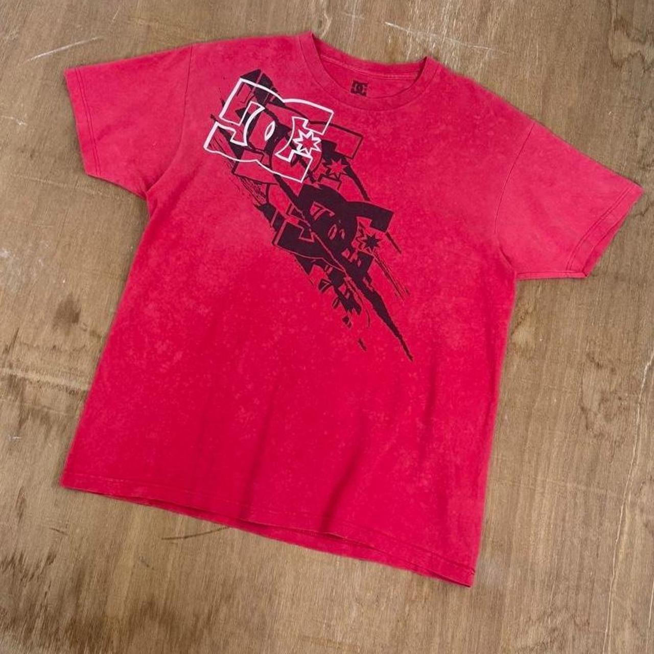 Dc Shoes Vintage Y2K red skater T-Shirt