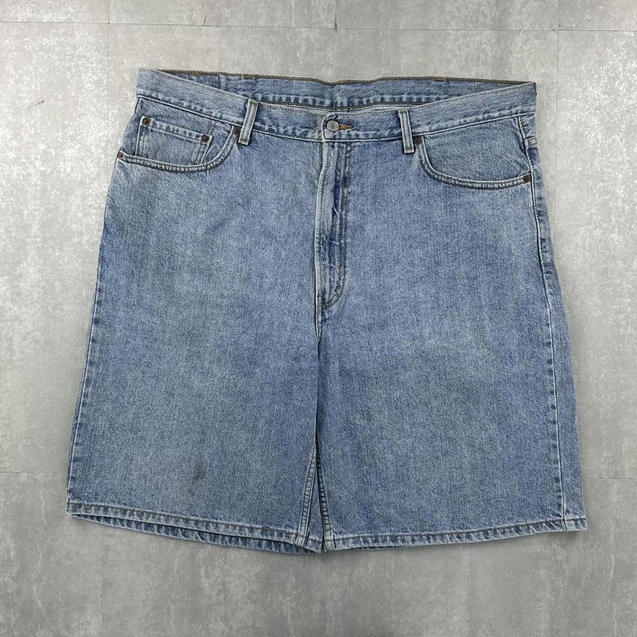 Levis 505 2000s spellout carpenter fit skate jorts