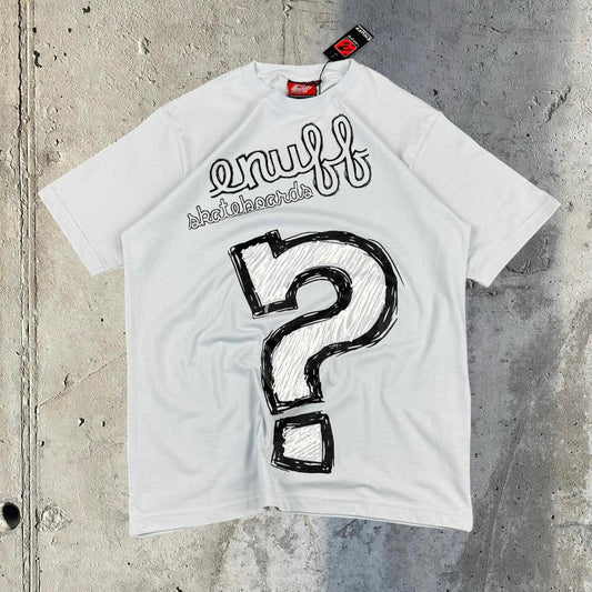 Enuff Skateboards 2000s style brand new with tags question mark print T shirt