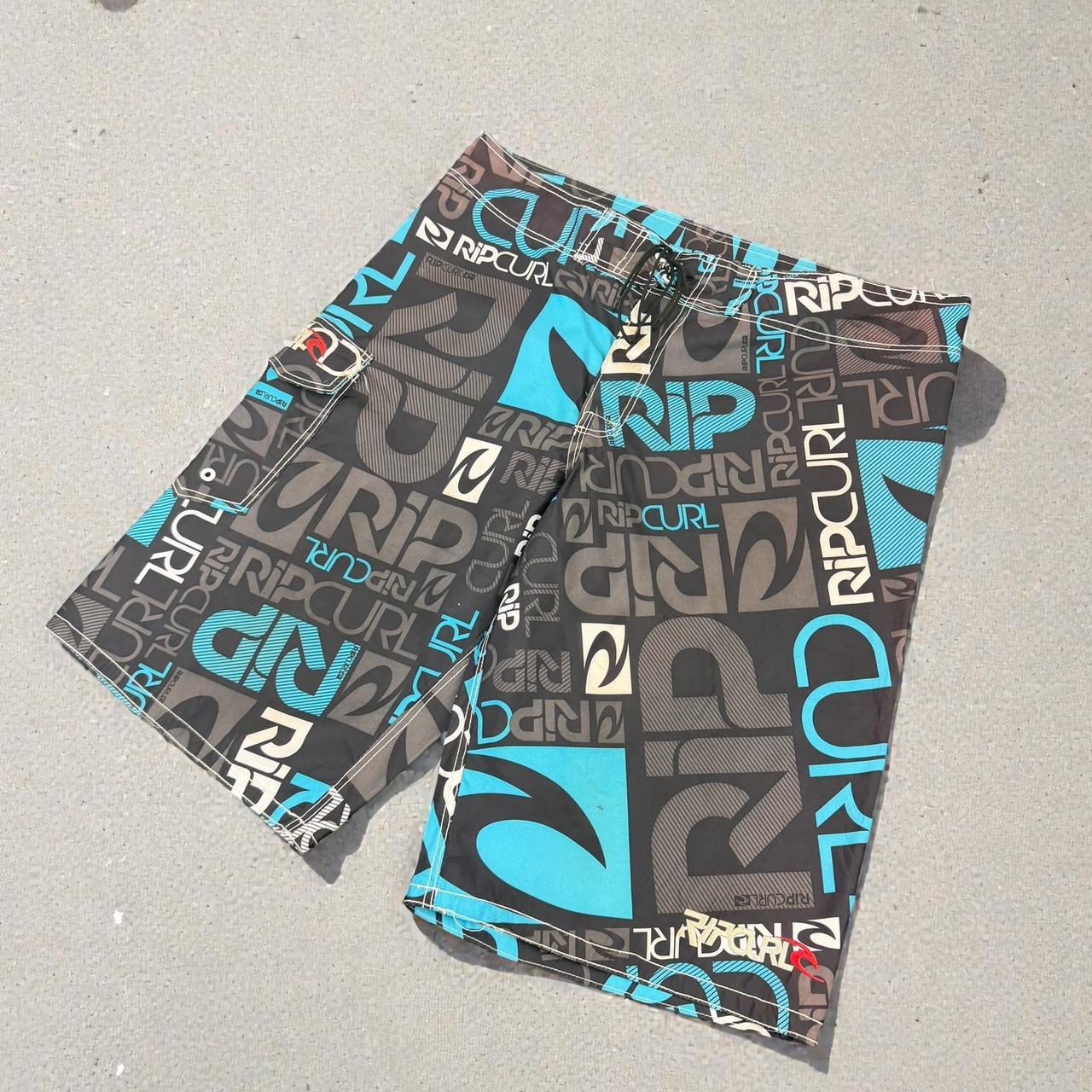 Rip Curl Vintage Y2K Surfwear beach swim board shorts