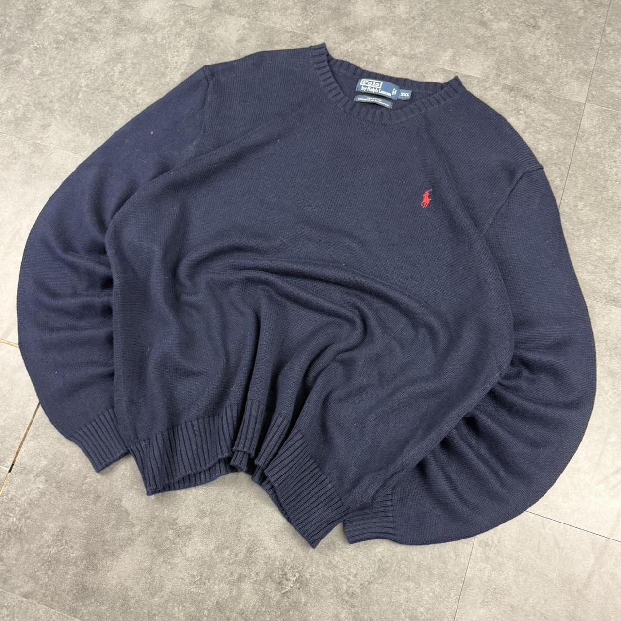 Polo Ralph Lauren 90s super chunky knit heavyweight fisherman’s jumper
