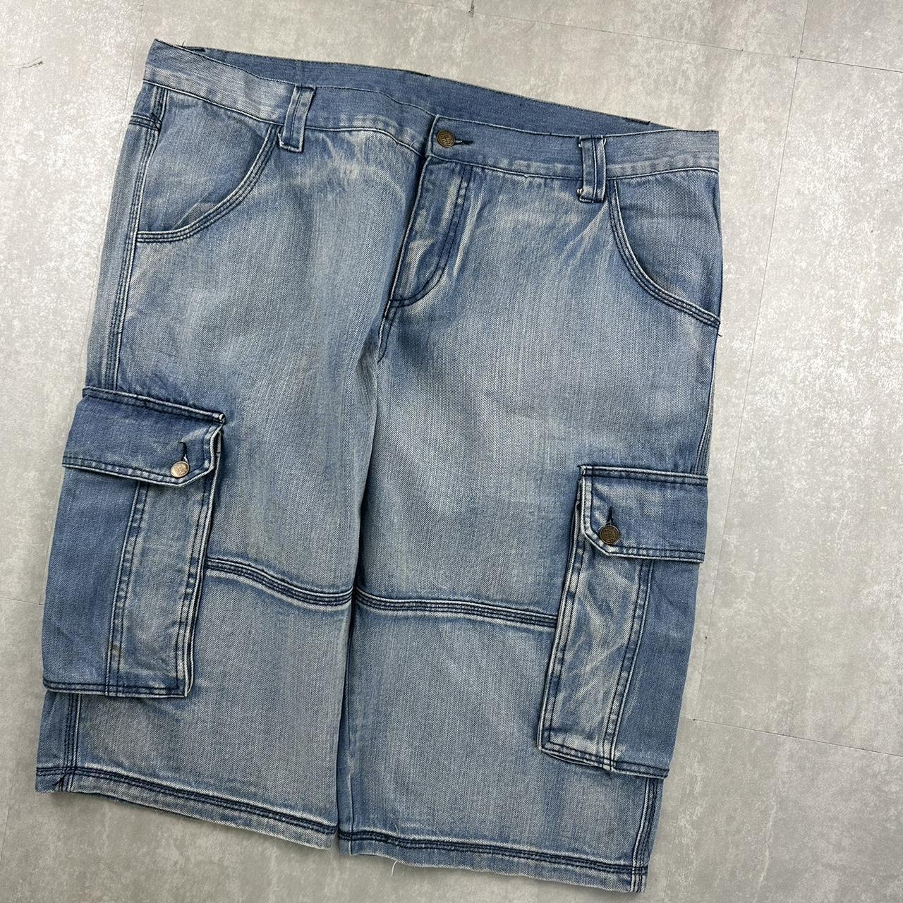 Japanese Style old English 2000s spellout carpenter fit skate jorts