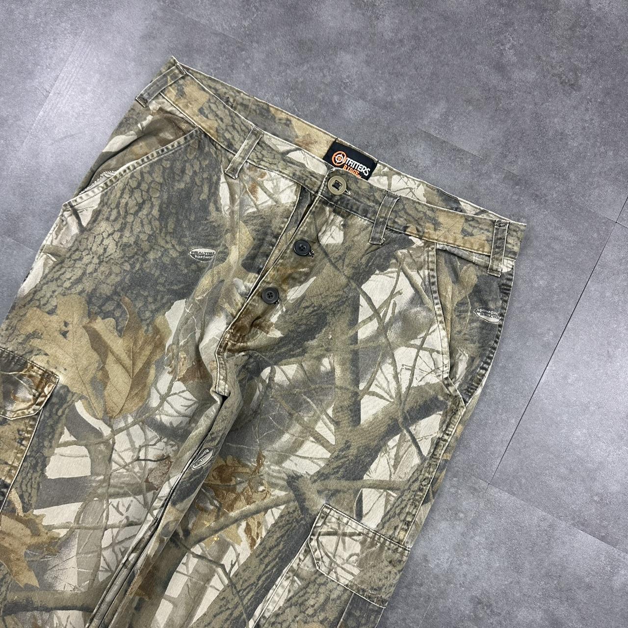 Realtree camo Mossy oak 2000s dungaree workwear cargo trousers