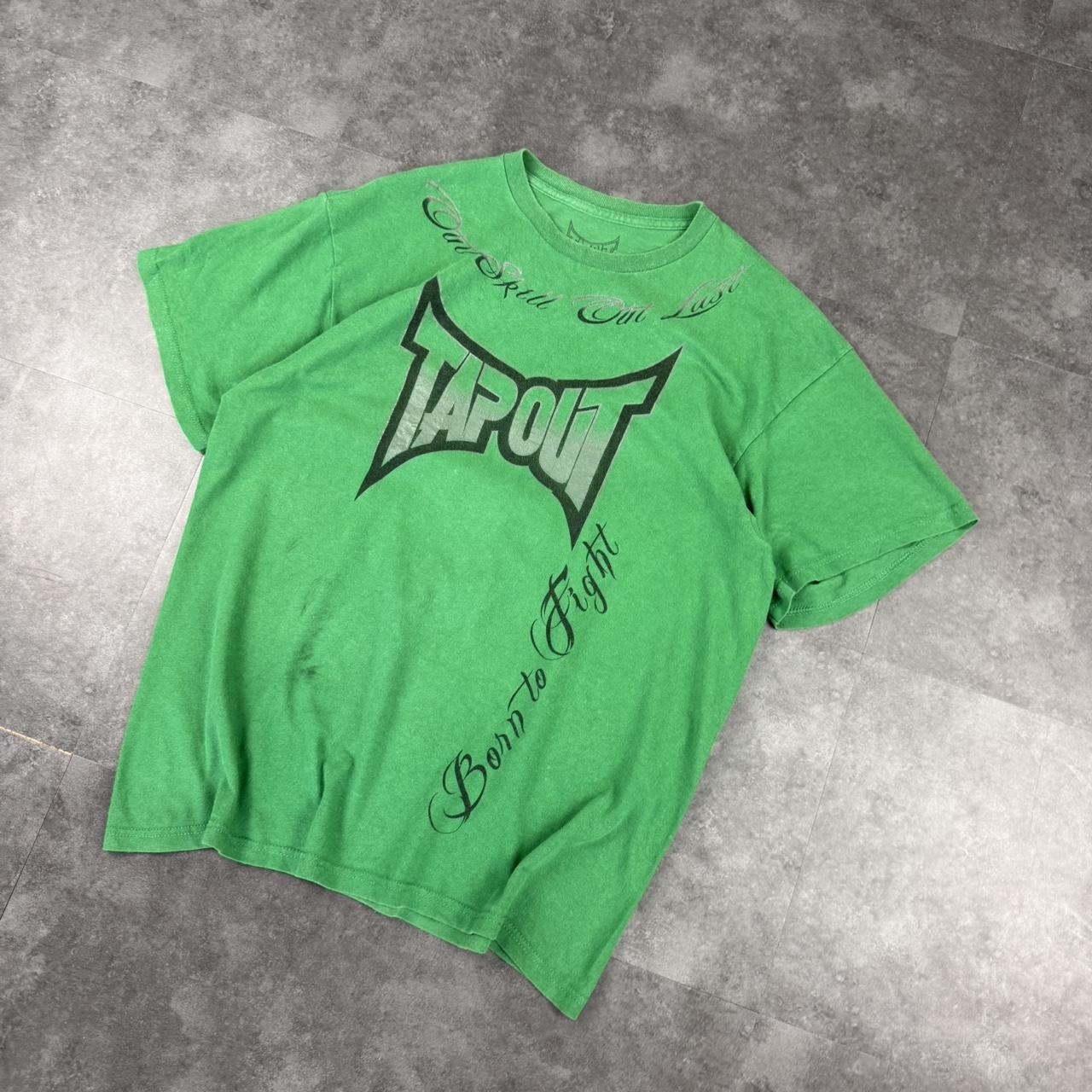 Tapout 2000s skate mma elite affliction Spellout graphic T shirt