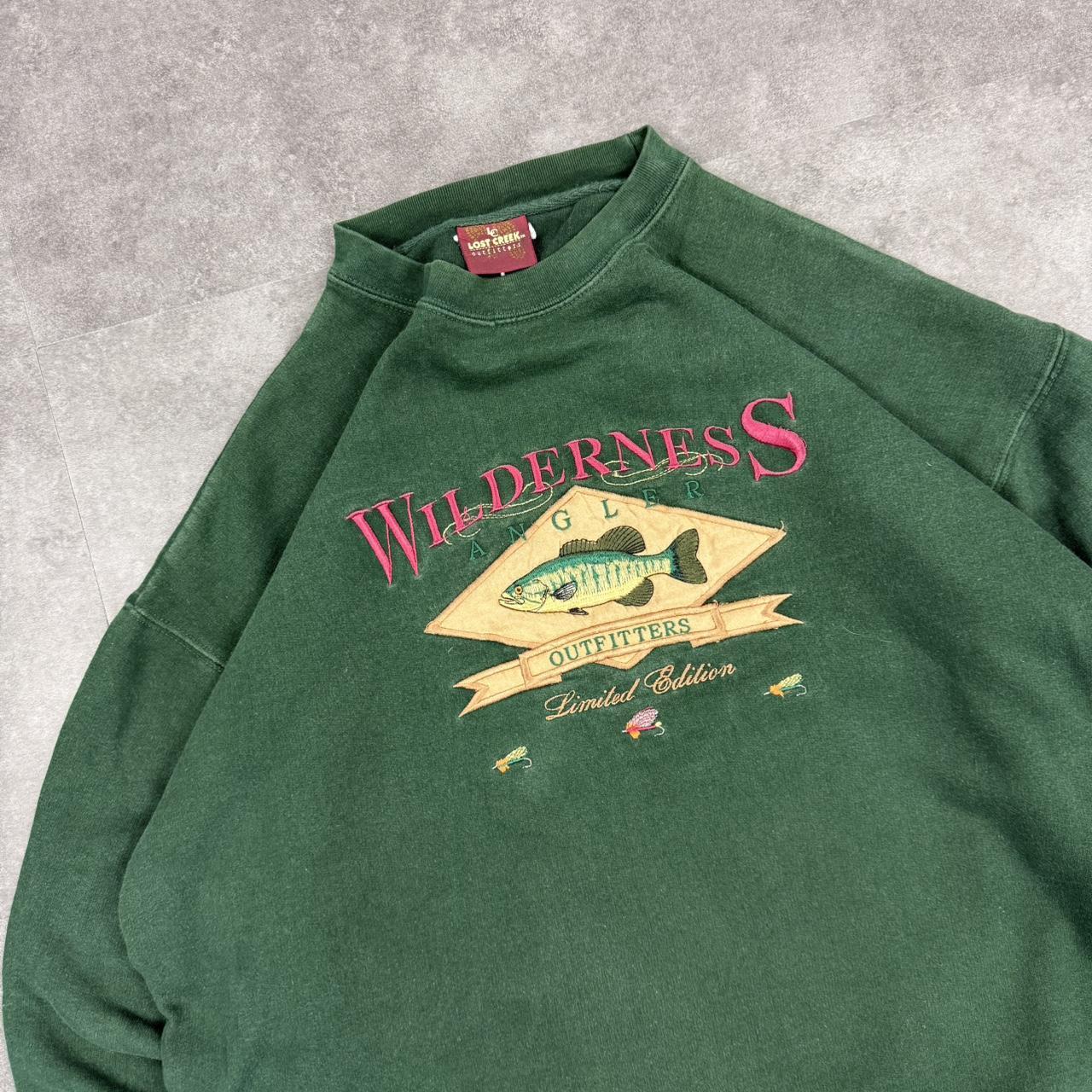 Vintage Lost Creak 90s wilderness embroidered sweatshirt