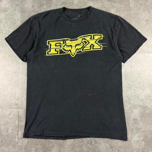 Fox Racing T 2000s Print Logo design graphic T shirt