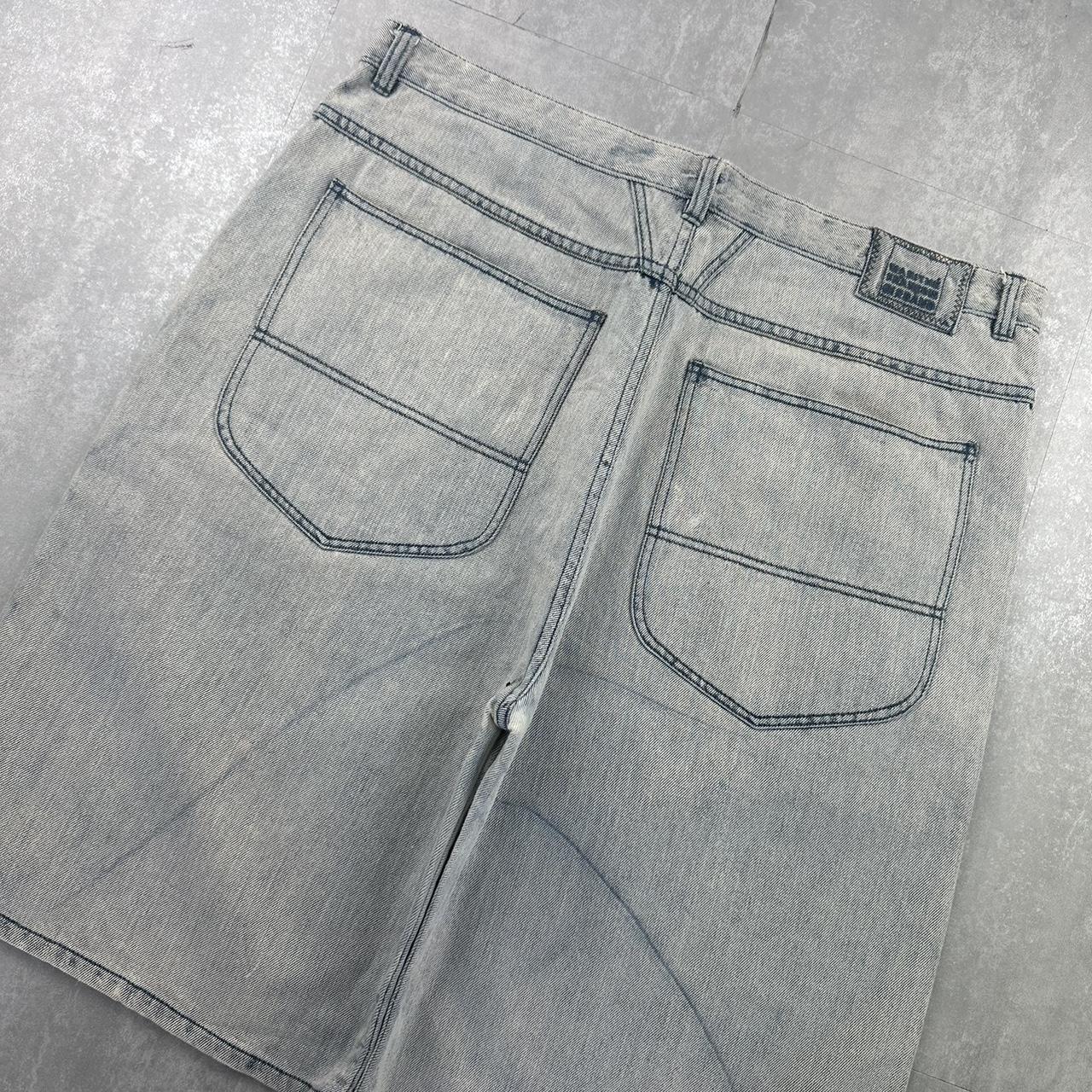 M+CR Noir 2000s spellout carpenter style jorts