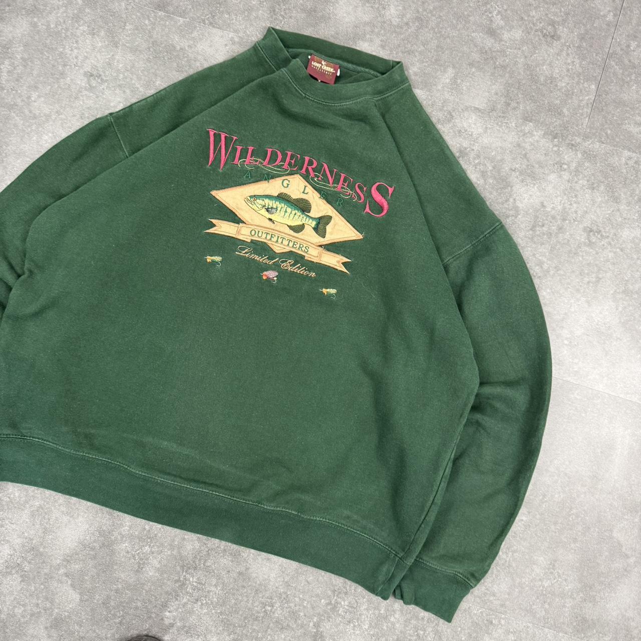 Vintage Lost Creak 90s wilderness embroidered sweatshirt