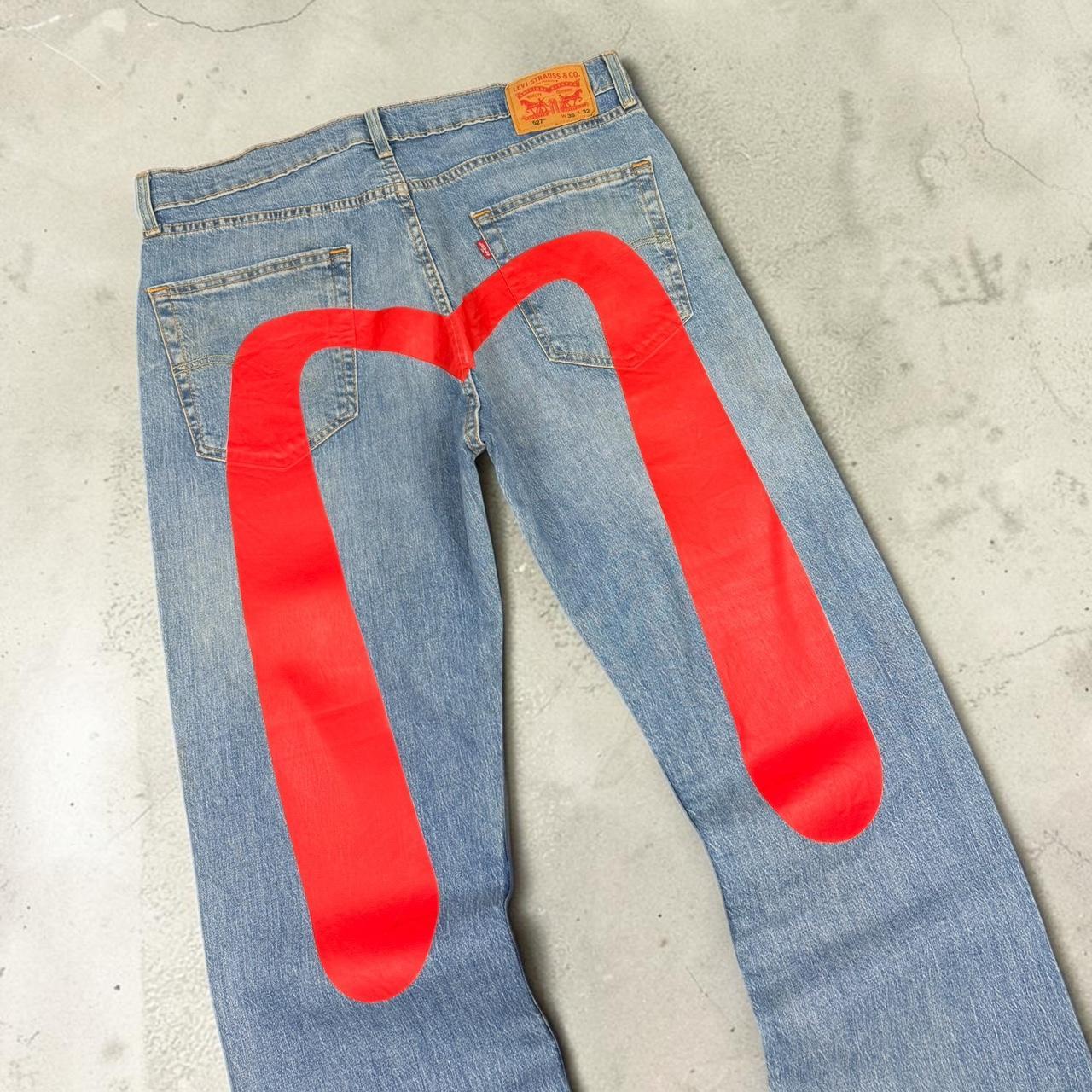 Levi's 505 x Evisu 2000s Reworked vintage